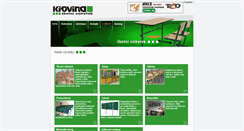 Desktop Screenshot of krovina.cz