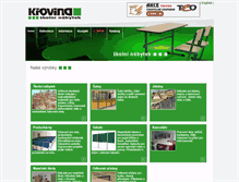 Tablet Screenshot of krovina.cz